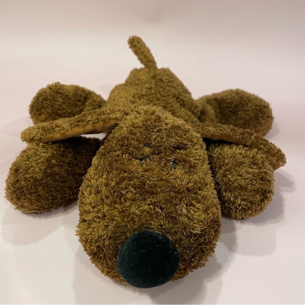 Vintage Ganz Heritage Collection 10” long Soft Spot Puppers #5260 Brown Dog Pup…